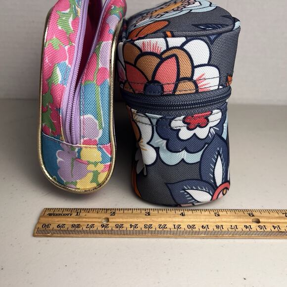 Vera Bradley Lilly Pulitzer Cosmetic Makeup Bag Lot Tropical Evening Floral NWOT - Picture 16 of 16